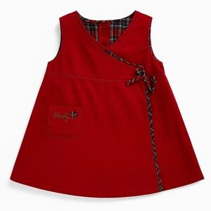 Izod Vintage Red Velvet Christmas Dress